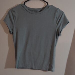 Hollister Slate Gray Short Sleeve Tee